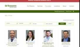 
							         Doctors and Providers | Tennova Medical Group | Tennessee								  
							    