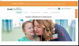 
							         Doctors | Cook Children's								  
							    