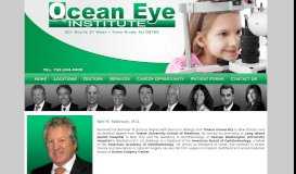 
							         Doctors - Ocean Eye Institute: 601 Route 37 West | Toms River, NJ ...								  
							    