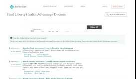 
							         Doctors who accept Liberty Health Advantage Insurance | Doctor.com								  
							    