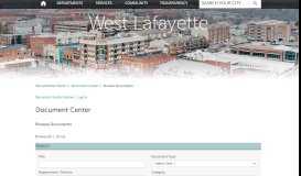 
							         Document Center / Parking Ticket FAQs / West Lafayette, Indiana								  
							    
