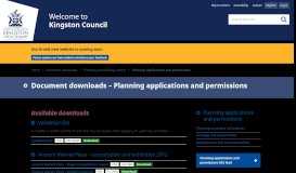 
							         Document downloads – Planning applications and ... - Kingston Council								  
							    