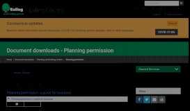 
							         Document downloads - Planning permission | Ealing Council								  
							    