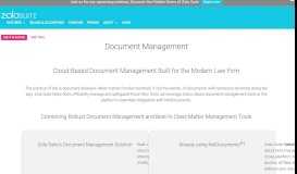 
							         Document Management - Zola Suite								  
							    