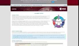 
							         Document Portal - Cosmos - ESA								  
							    