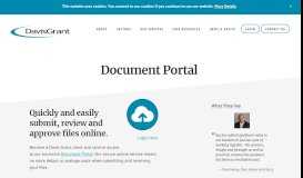 
							         Document Portal - Davis Grant								  
							    