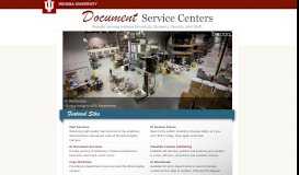 
							         Document Service Centers, Indiana University!								  
							    