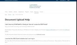 
							         Document Upload Help - oiss.ucsb.edu								  
							    
