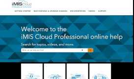
							         Documentation - iMIS Help - Advanced Solutions International								  
							    