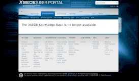 
							         Documentation - XSEDE User Portal | Knowledge Base								  
							    