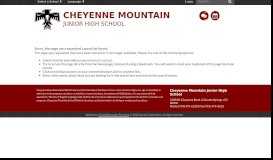 
							         Documents and Forms - Cheyenne Mountain Junior High								  
							    