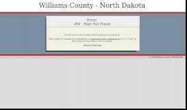 
							         Documents and Links - Williams County								  
							    