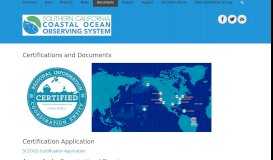
							         Documents - Certifications | SCCOOS								  
							    