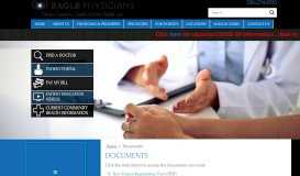 
							         Documents - Eagle Physicians								  
							    