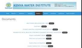 
							         Documents - Kenya Water Institute								  
							    
