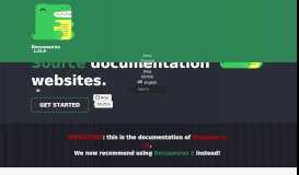 
							         Docusaurus · Easy to Maintain Open Source Documentation Websites								  
							    