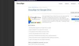 
							         DocuSign for Google Drive | DocuSign								  
							    