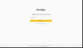 
							         DocuSign Login - Enter email to start sign in								  
							    