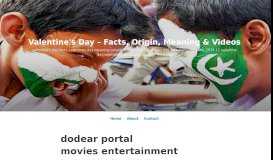 
							         dodear portal movies entertainment – Valentine's Day – Facts, Origin ...								  
							    