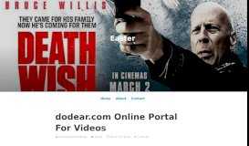 
							         dodear.com Online Portal For Videos – Easter								  
							    