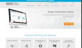
							         Dodge Data and Analytics | Construction Projects and Bidding								  
							    