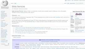 
							         Dodo Services - Wikipedia								  
							    