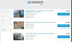 
							         Dodson Property Management's Available Rentals - Tenant Turner								  
							    