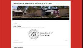 
							         DoE Portal | Yandeyarra Remote Community School								  
							    
