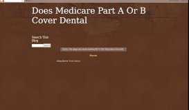 
							         Does Medicare Part A Or B Cover Dental: Does Medicare Cover Xeljanz								  
							    