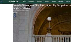 
							         Does the Government Shutdown Impact My Obligations to the EEOC ...								  
							    