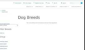 
							         Dog Breeds - Types Of Dogs - American Kennel Club								  
							    