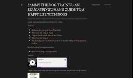 
							         Dog Portal Windows - Sammy the Dog Trainer								  
							    