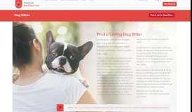 
							         Dog Sitters - PetSitter.com								  
							    