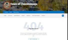 
							         Dog Walker's Guide - Town of Cheektowaga								  
							    