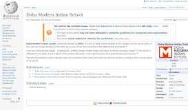 
							         Doha Modern Indian School - Wikipedia								  
							    