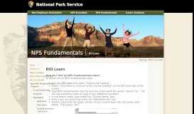 
							         DOI Learn - National Park Service								  
							    