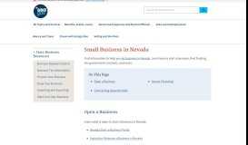
							         Doing Business in Nevada | USAGov								  
							    