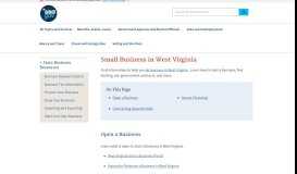 
							         Doing Business in West Virginia | USAGov								  
							    