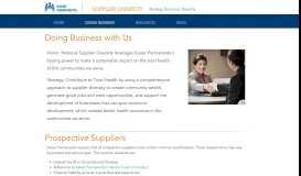 
							         Doing Business - Supplier Diversity | Kaiser Permanente ®								  
							    
