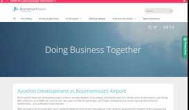 
							         Doing Business Together - Bournemouth Airport								  
							    
