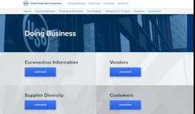 
							         Doing Business | United States Steel Corporation								  
							    