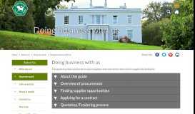 
							         Doing business with us | Dartmoor								  
							    