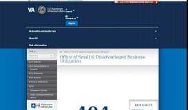 
							         Doing Business with VA Reference Guide - VA.gov								  
							    