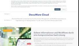 
							         Dokumente verwalten und Workflows automatisieren mit DocuWare ...								  
							    