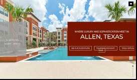
							         Dolce Living Twin Creeks Apartments in Allen, Texas								  
							    