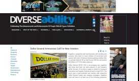 
							         Dollar General Announces Call for New Vendors | DIVERSEability ...								  
							    