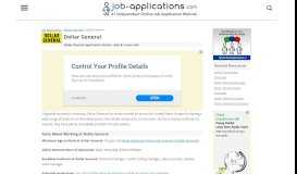 
							         Dollar General Application: Jobs & Careers Online								  
							    