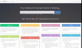 
							         Domain Name Generator For Perfectionists								  
							    