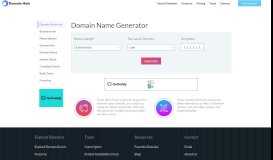 
							         Domain Name Generator, Maker, Ideas Suggestion Tool - Domain Hole								  
							    