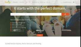 
							         Domain names | Domain name registration, email and web hosting ...								  
							    